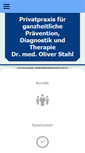 Mobile Screenshot of medicus-stahl.de